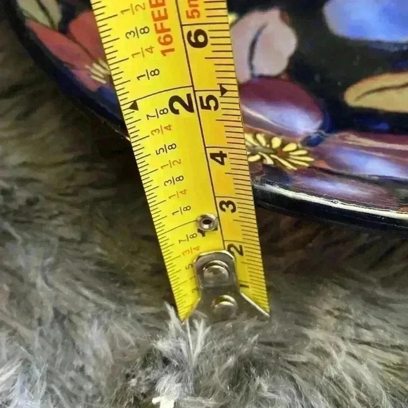 Royal Stanley Ware  C & Co Jacobean
Floral Blue and Purple Bowl - Picture 12 of 12